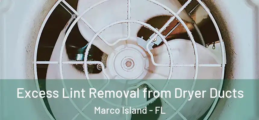 Excess Lint Removal from Dryer Ducts Marco Island - FL